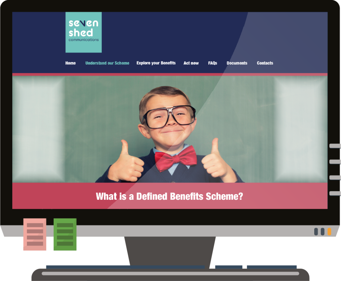 A computer screen showing the Electra website